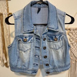 Denim vest